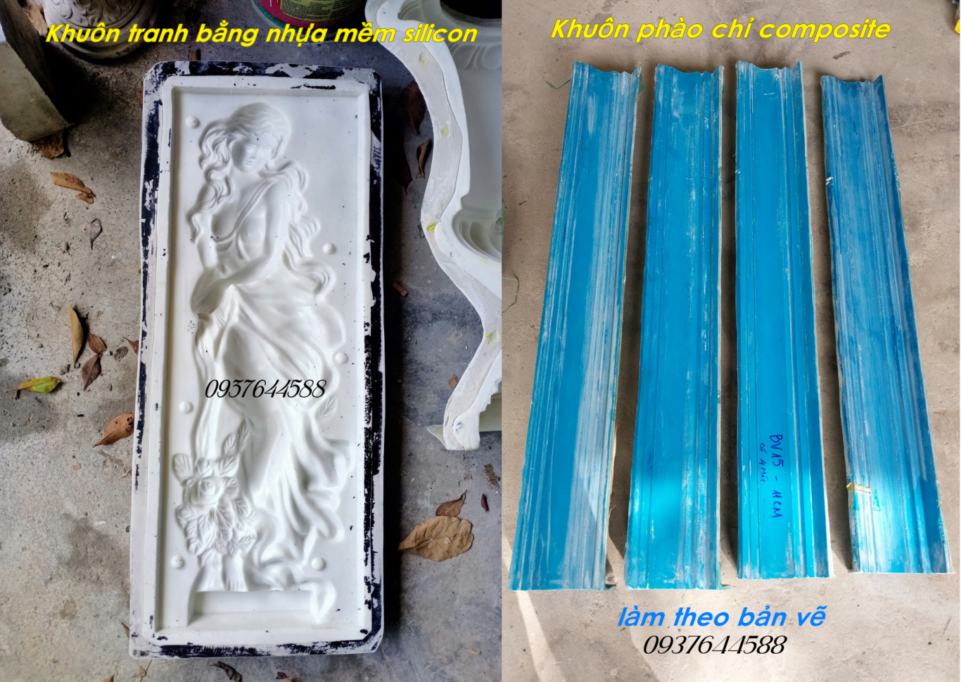 Khuôn phù điêu nhựa