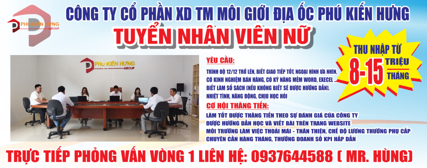 Tuyển nhân viên nữ bán hàng