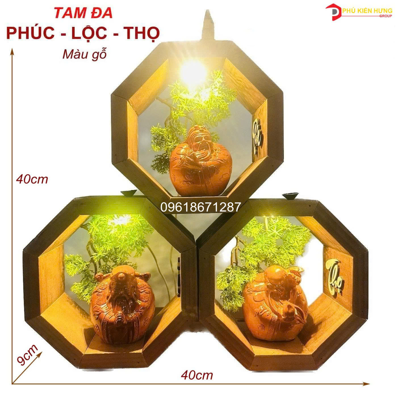 tam đa phúc lộc thọ màu gỗ trong hộp gỗ.jpg